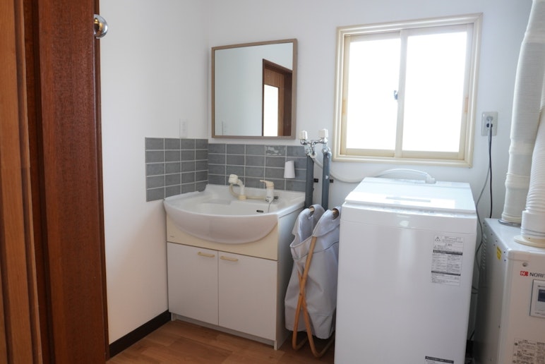 洗面台　洗濯機