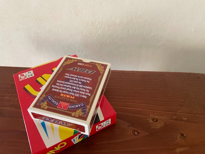 トランプ、UNOもご用意しています！