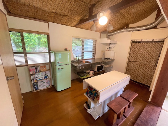 調理器具/調味料完備のキッチン