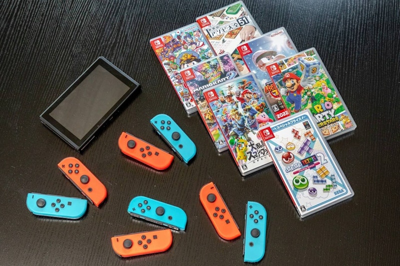 貸出の任天堂スイッチです。ソフトのラインナップについては予告なく変更される可能性がありますので...