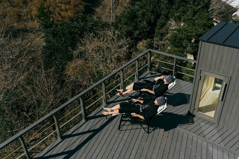 １Fウッドデッキ