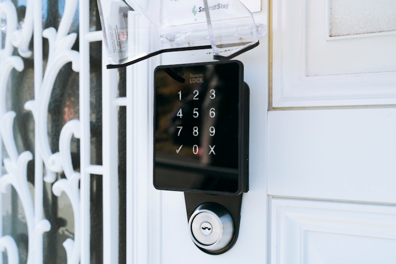 電子キーで入室できます