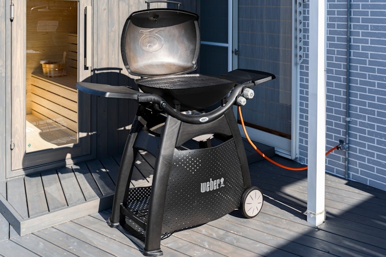 ウッドデッキでBBQができます（使用料金：無料）