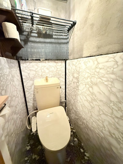 リノベーションされたトイレ