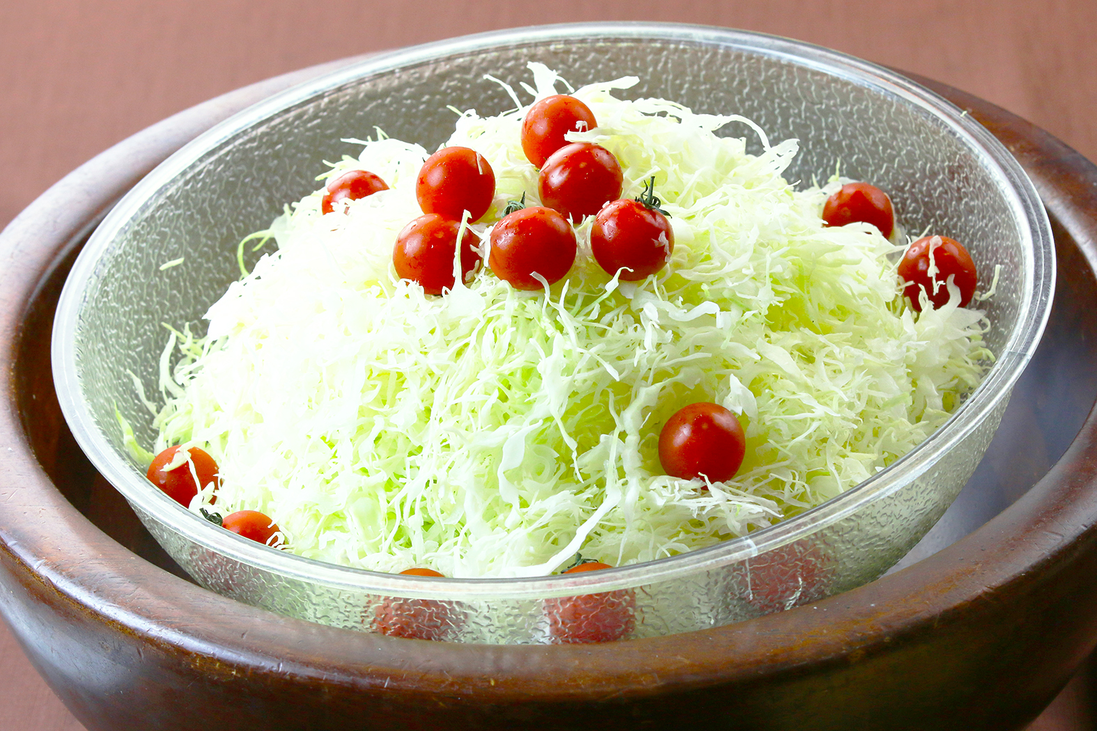 無料朝食～おふくろの味　サラダ