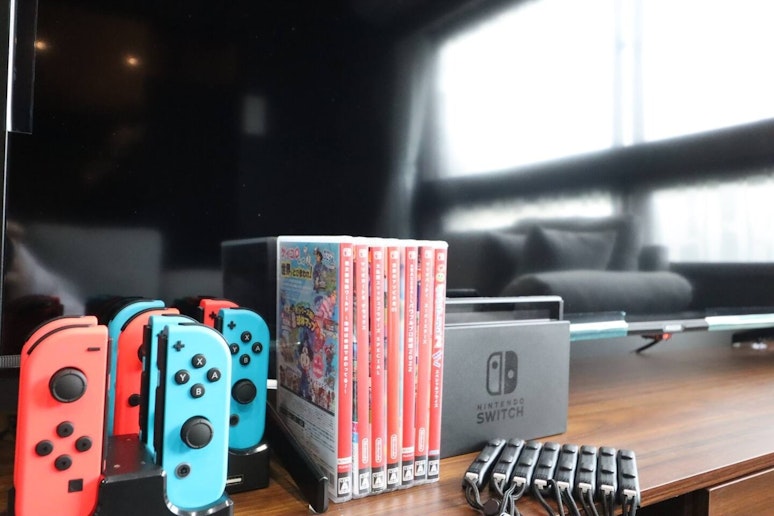 無料貸出の任天堂スイッチです。