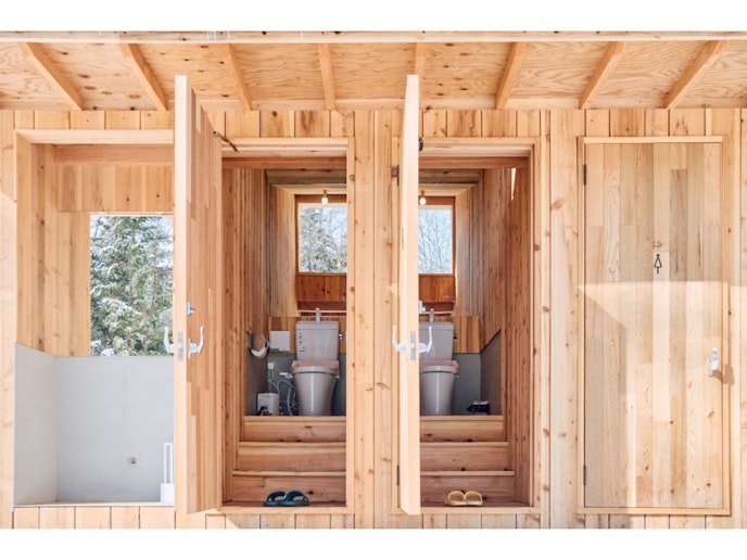 トイレも共用です。