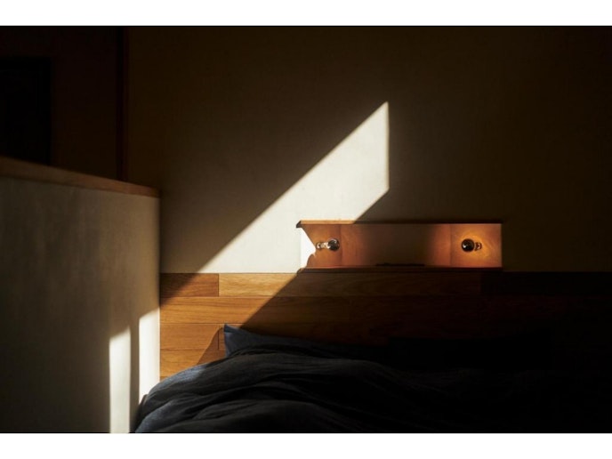 朝陽で目覚める1日。