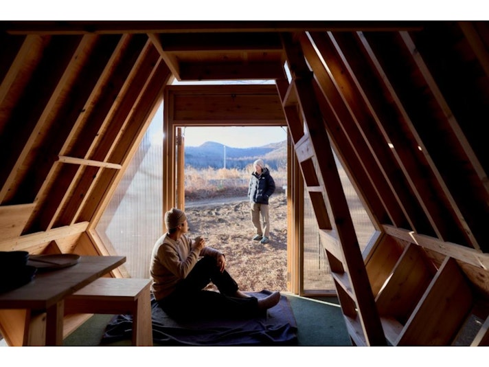 開放的な掃き出し窓