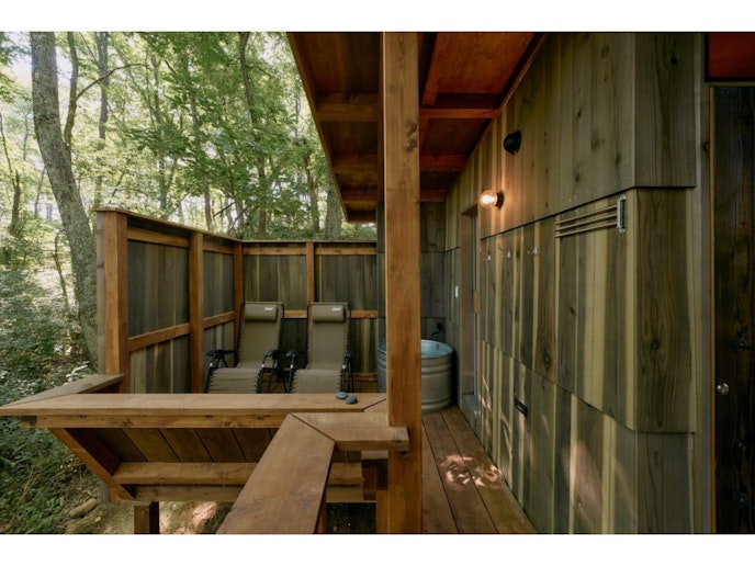 外気浴スペース