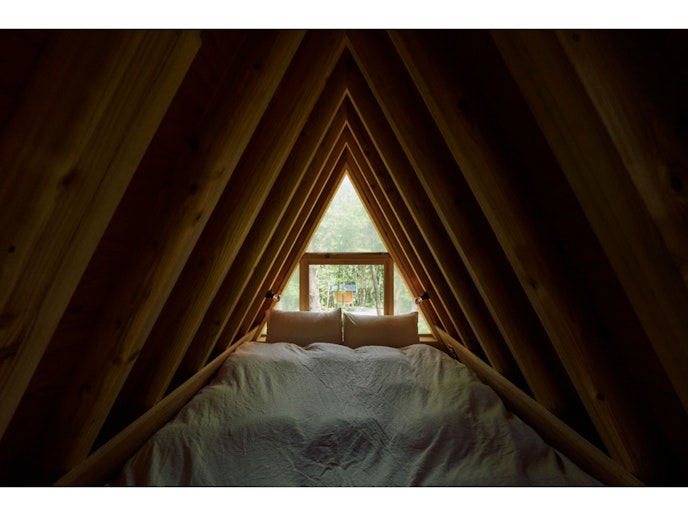 ダブルサイズのベッドを用意。