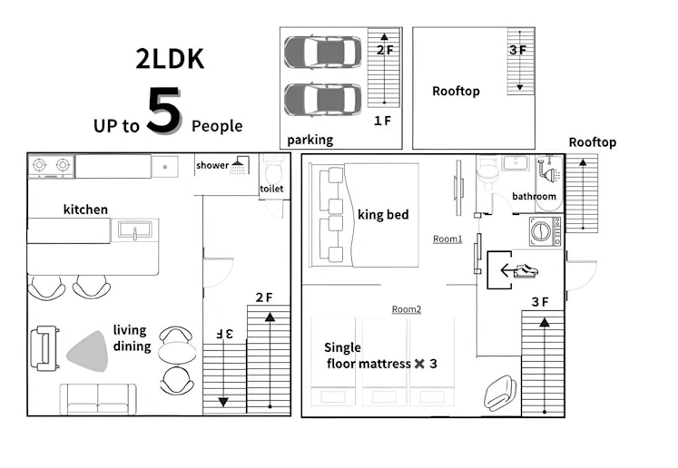 簡単な間取り図です。