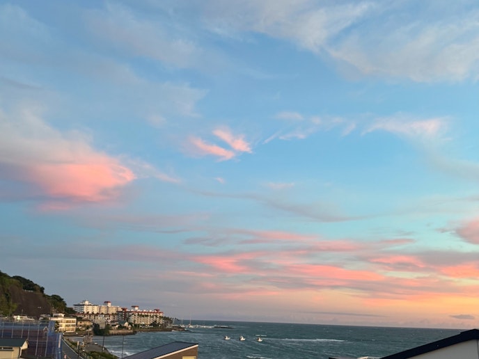 屋上から見える逗子マリーナ