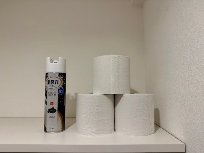 消臭スプレーも準備しております