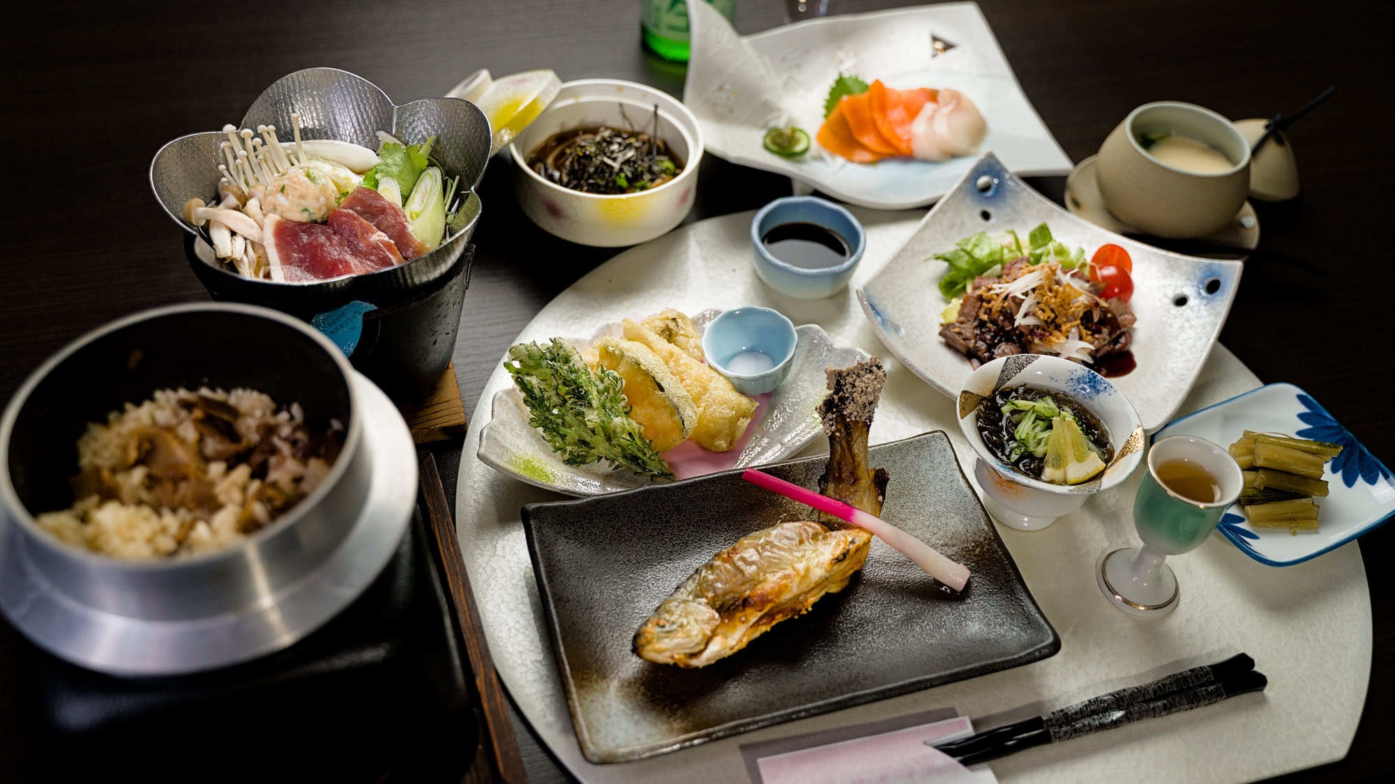 【楽天トラベルサマーSALE】スタンダード　2食付☆自家製釜めしと鴨鍋｜貸切風呂：内湯と露天