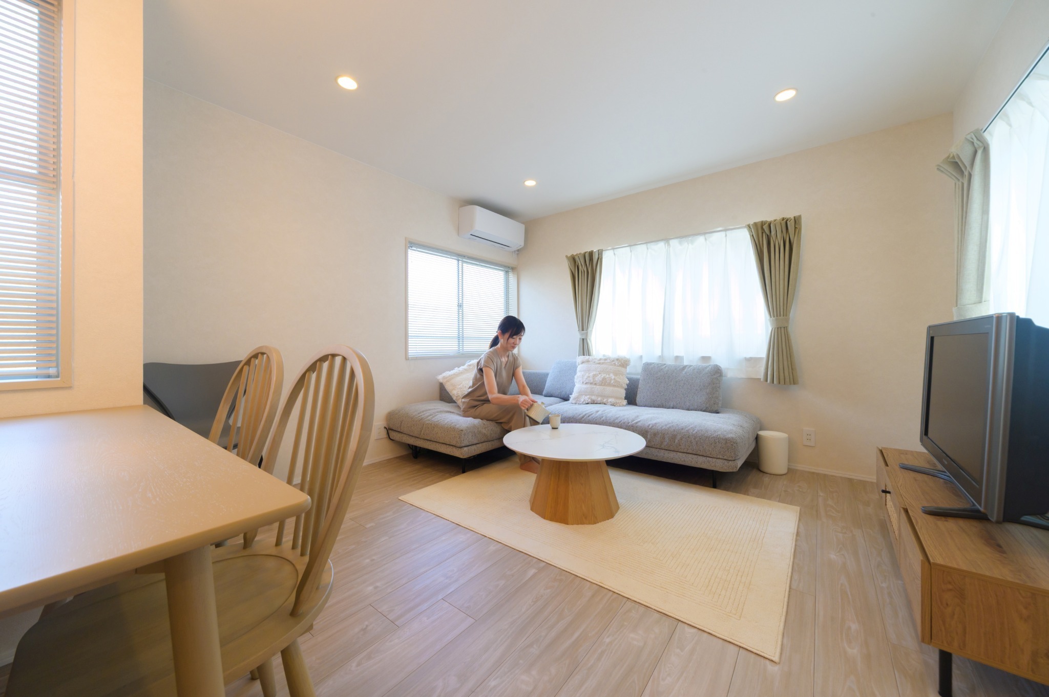 皆様でゆったり寛げるリビング