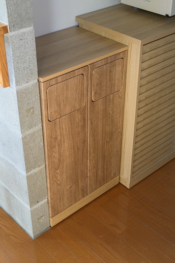 キッチンすぐ横にゴミ箱をご用意しております。