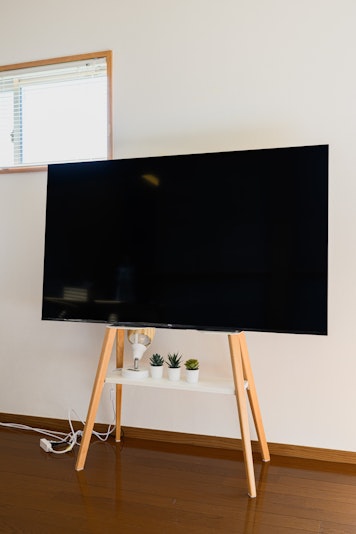 リビングには55インチのテレビをご用意しております。...