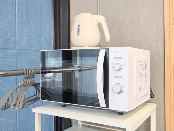 電子レンジ、電気ポット