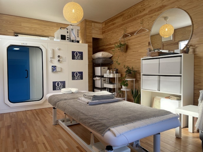 ☆ワンちゃんも一緒に入れる酸素ルーム☆