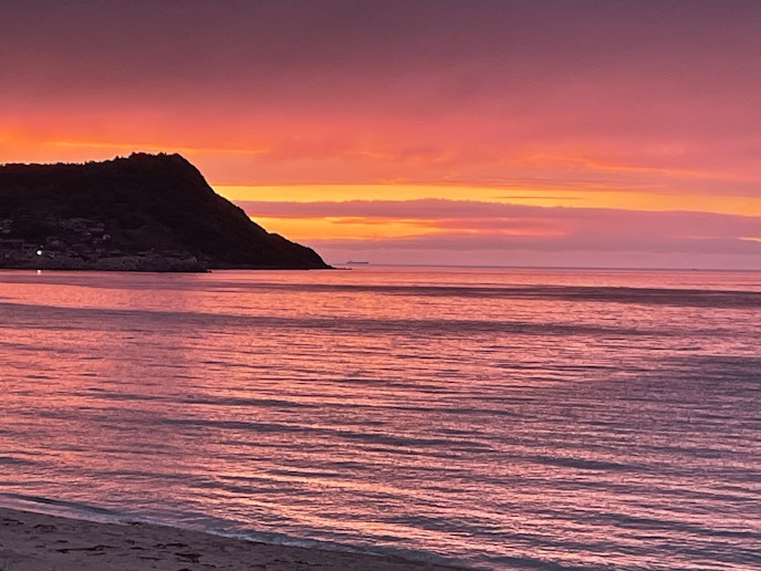 夕方の美しい風景