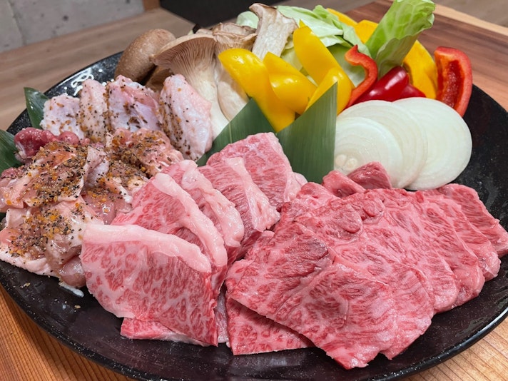 BBQのお肉も最高