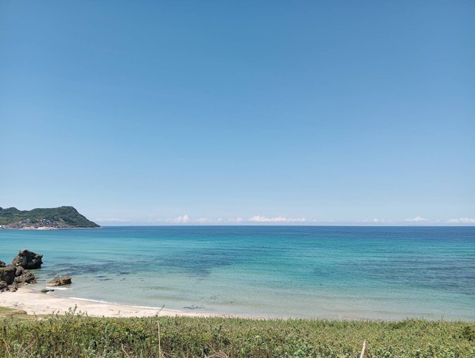 美しい海に癒されます