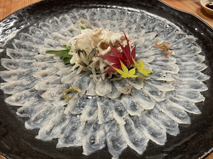 オプションでふぐもあります。