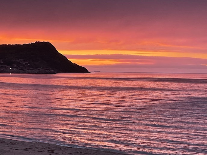 夕方の美しい景色