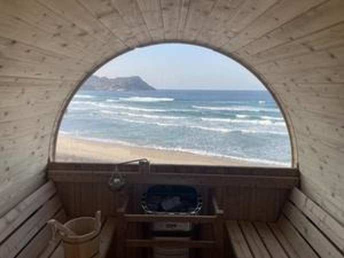 サウナからの眺め！