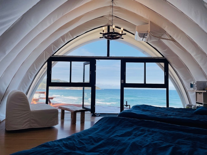 お部屋からの景色は圧巻