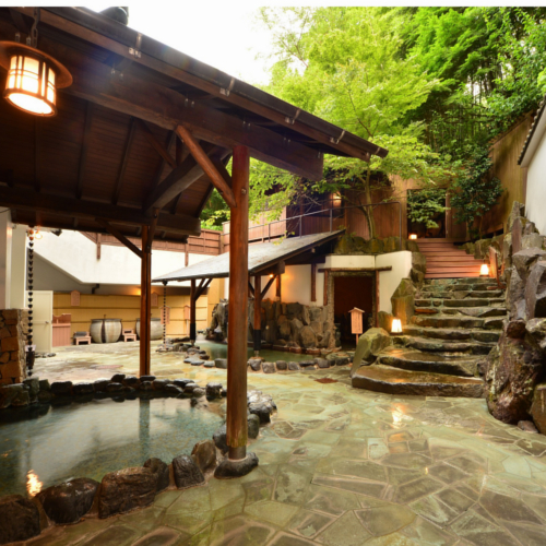 箱根湯本温泉 箱根 花紋