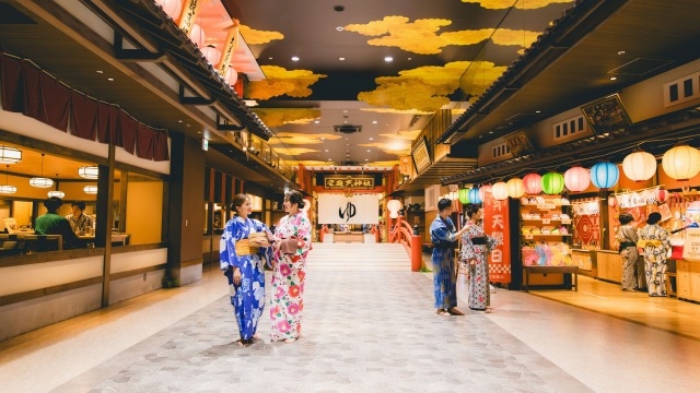 【空庭温泉入館券付】JR弁天町駅徒歩1分の温泉型テーマパーク・素泊まりプラン