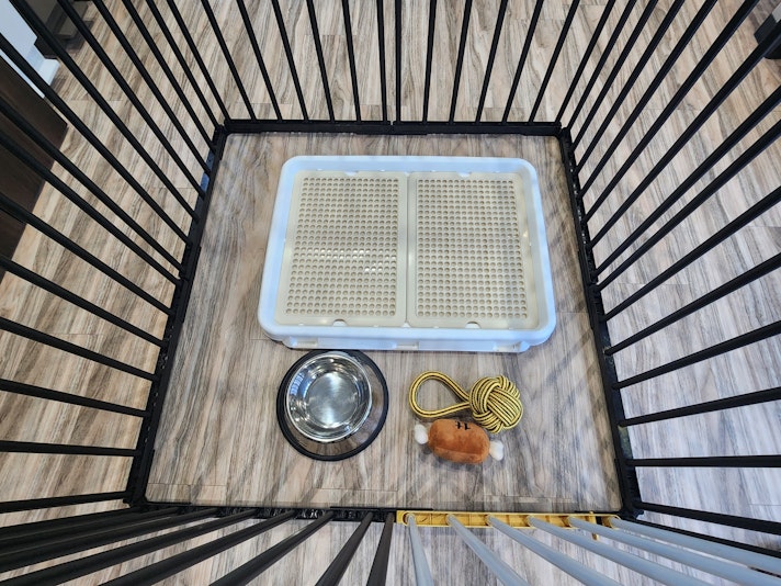 室内にもワンちゃんがお休みできるスペースがあります。