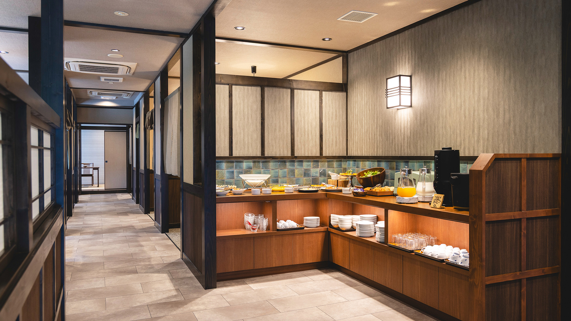 【ご朝食-ハーフビュッフェ】手作りにこだわった日替わりの味わい。＜お好きな逸品を選ぶ楽しみ＞を。