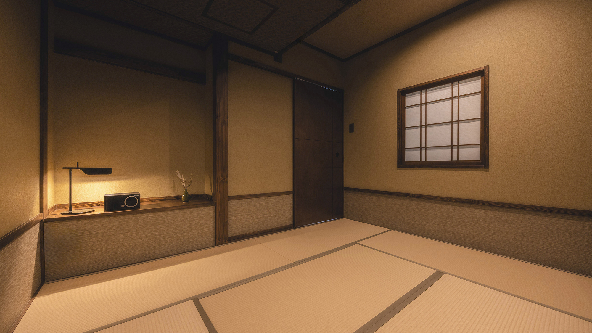 【半露天付特別和洋室】「心ととのう、わたしのための空間」。好きな本を開いたり、思い思いの休息を。