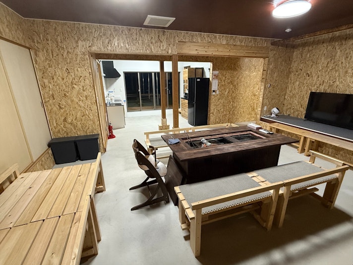 リビングルーム：シングルベッド２台