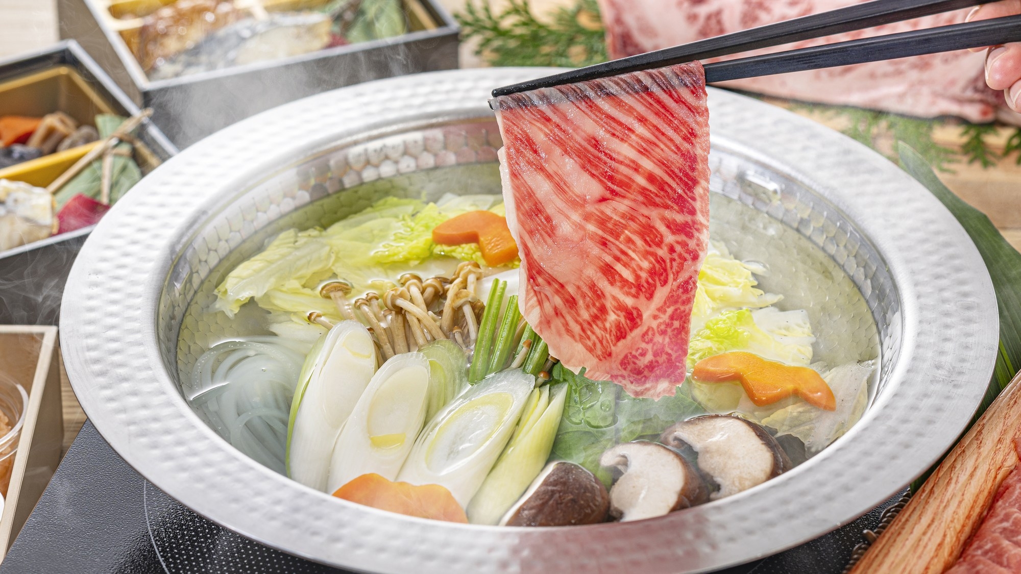 【夕朝付】但馬の厳選食材にこだわった、選べる３種の贅沢な夕朝食付きプラン（２〜５名様）