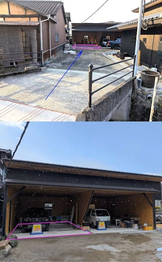敷地内無料駐車場