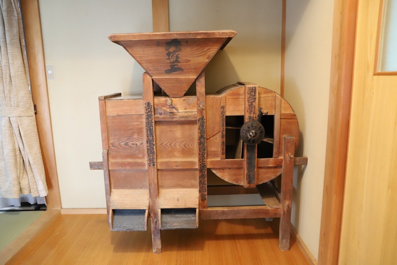 唐箕を展示しております。