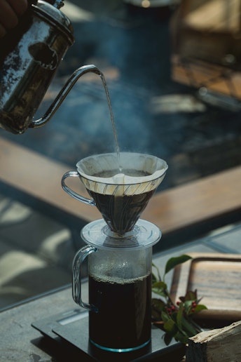 焚火でコーヒー体験
