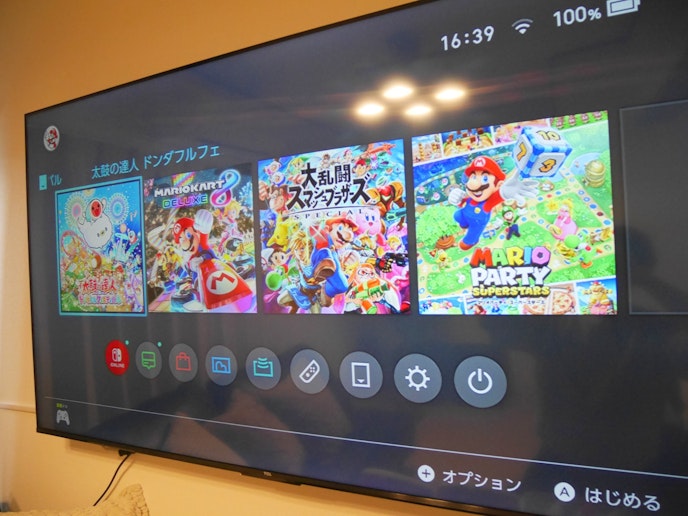 4人同時に遊べるソフトが充実しております。
