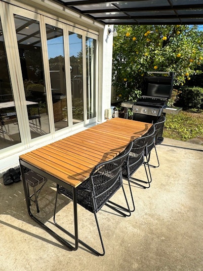 屋根付きBBQテラスで雨の日もBBQがお楽しみいただけます。