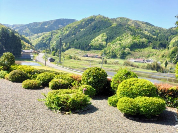 お庭からの景色
