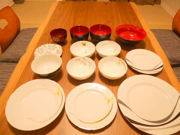 食器類は充実しております。