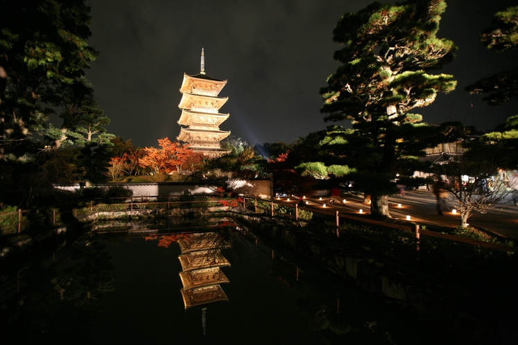 【年末年始】備中国分寺ライトアップ