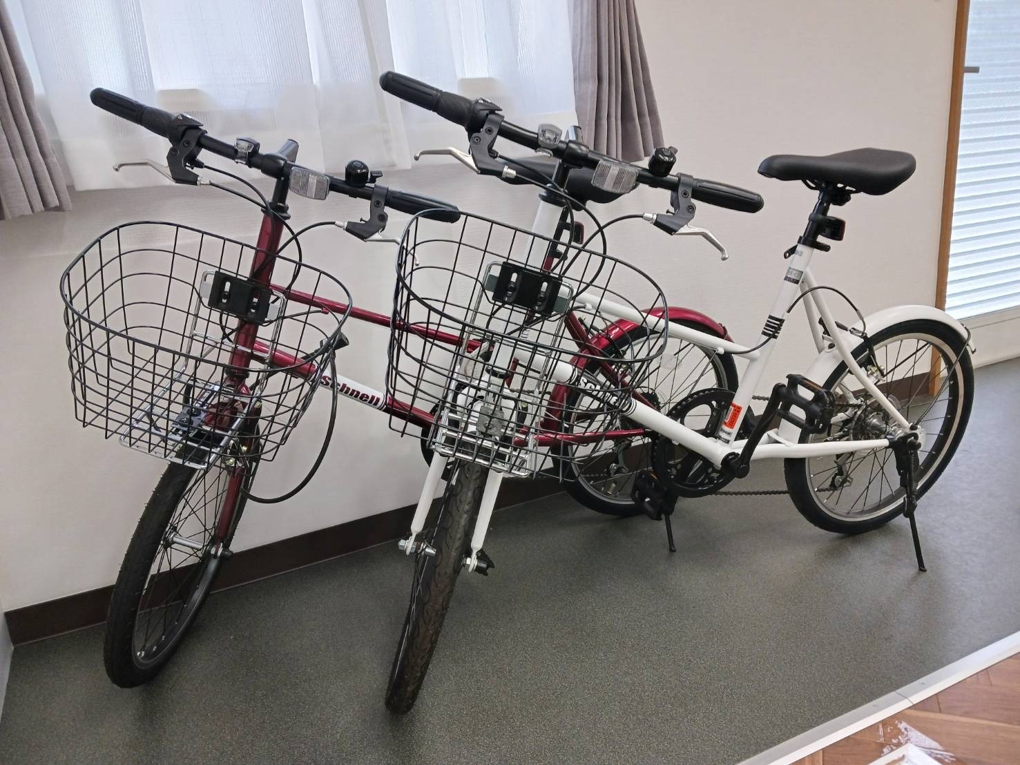 ちょっとした買出しや散策に便利な自転車2台を無料貸出しします。