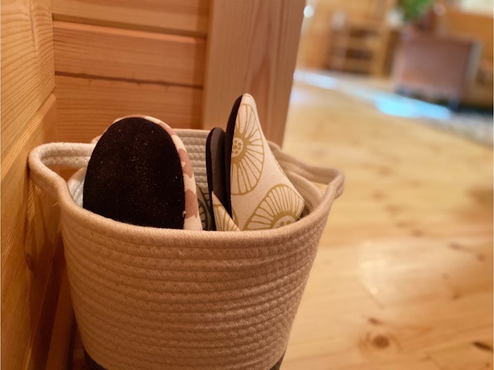 北欧柄スリッパ