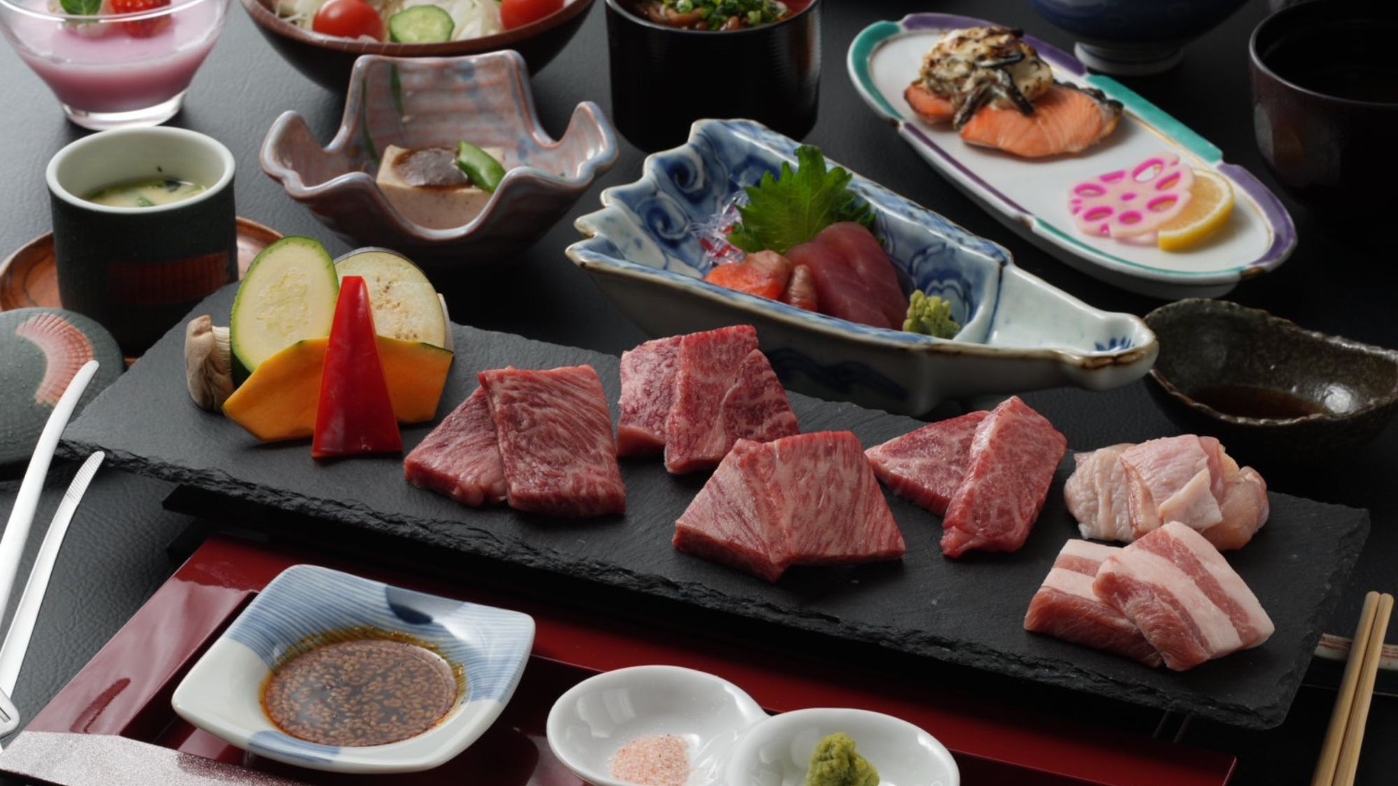 【一人旅■1泊2食】スタンダードから1，100円OFF！A5飛騨牛会席｜貸切露天風呂無料