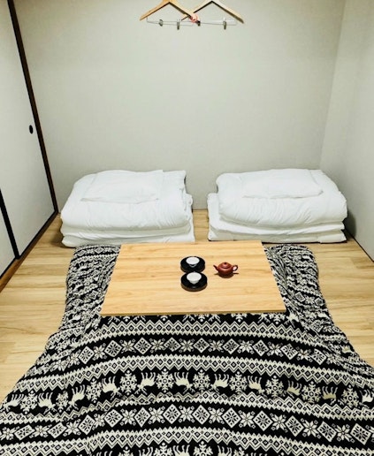 冬季はコタツを準備しています